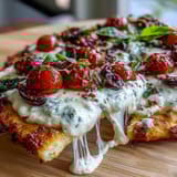 Cottage Cheese Flatbread Pizza