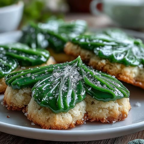 St Patricks Shamrock Sugar Cookies