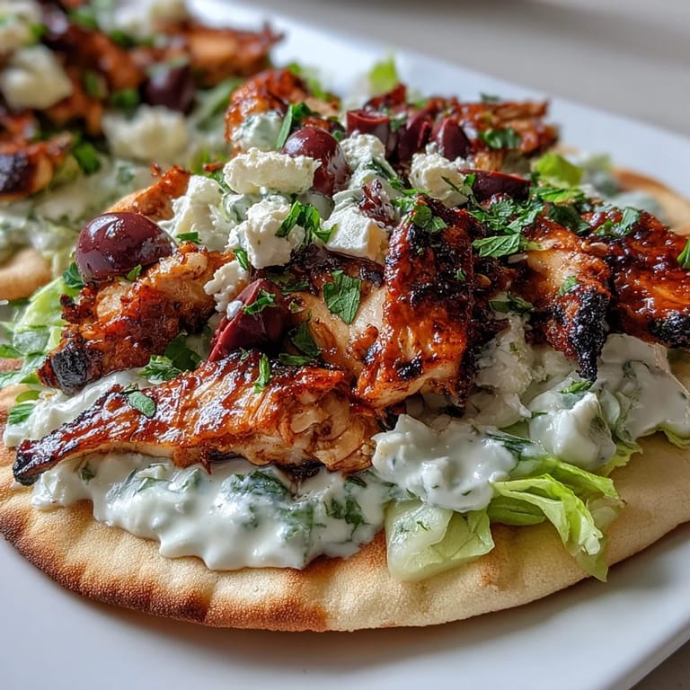 Sizzling marinated chicken thighs and cool tzatziki make these Mediterranean Chicken Gyros a perfect dinnertime wrap.