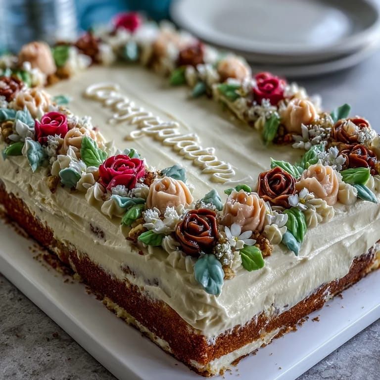 Elegant graduation sheet cake with buttercream roses, featuring smooth vanilla cake, colorful piped flowers, and a heartfelt congratulations for a memorable dessert centerpiece.