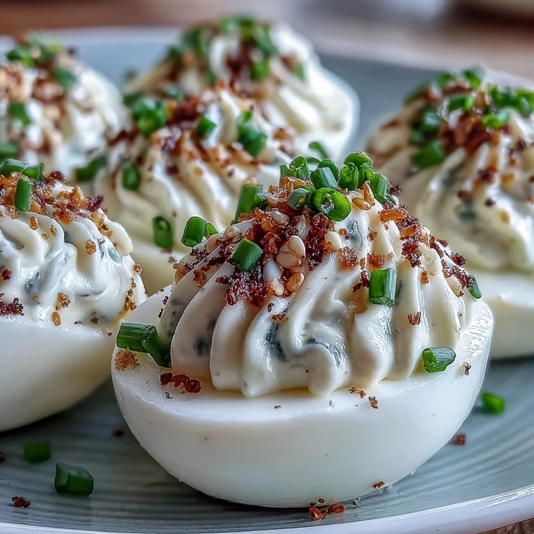 Fluffy egg whites filled with tangy cream cheese and sprinkled with everything bagel seasoning for bold flavor.